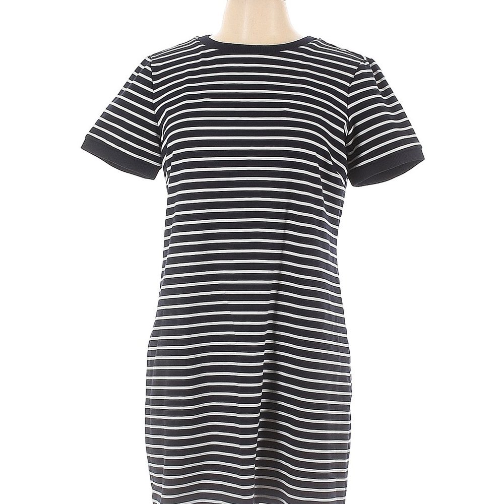 CATHERINE Catherine Malandrino Casual STRIPED Dress Size L